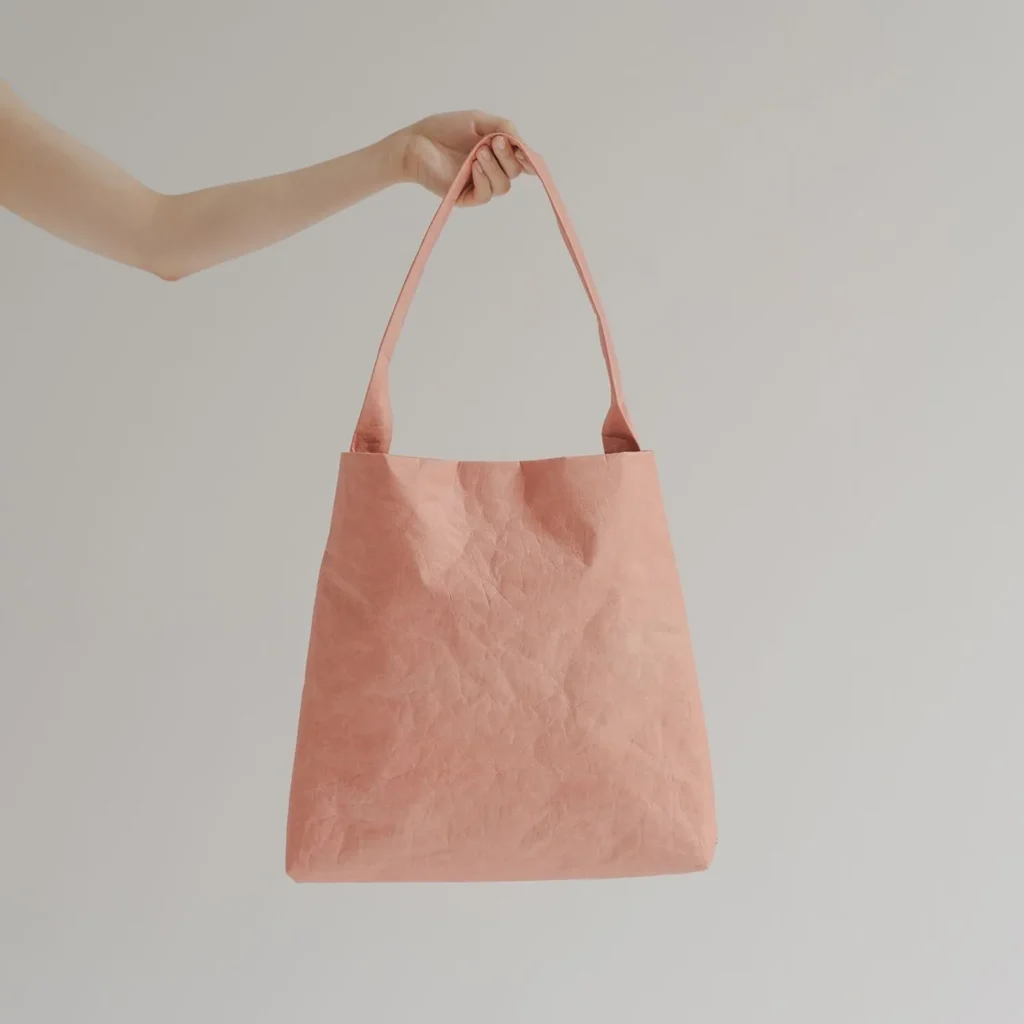 Shoulder bag from washi paper