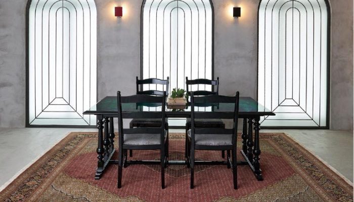Lacquer Ocean Dining Set