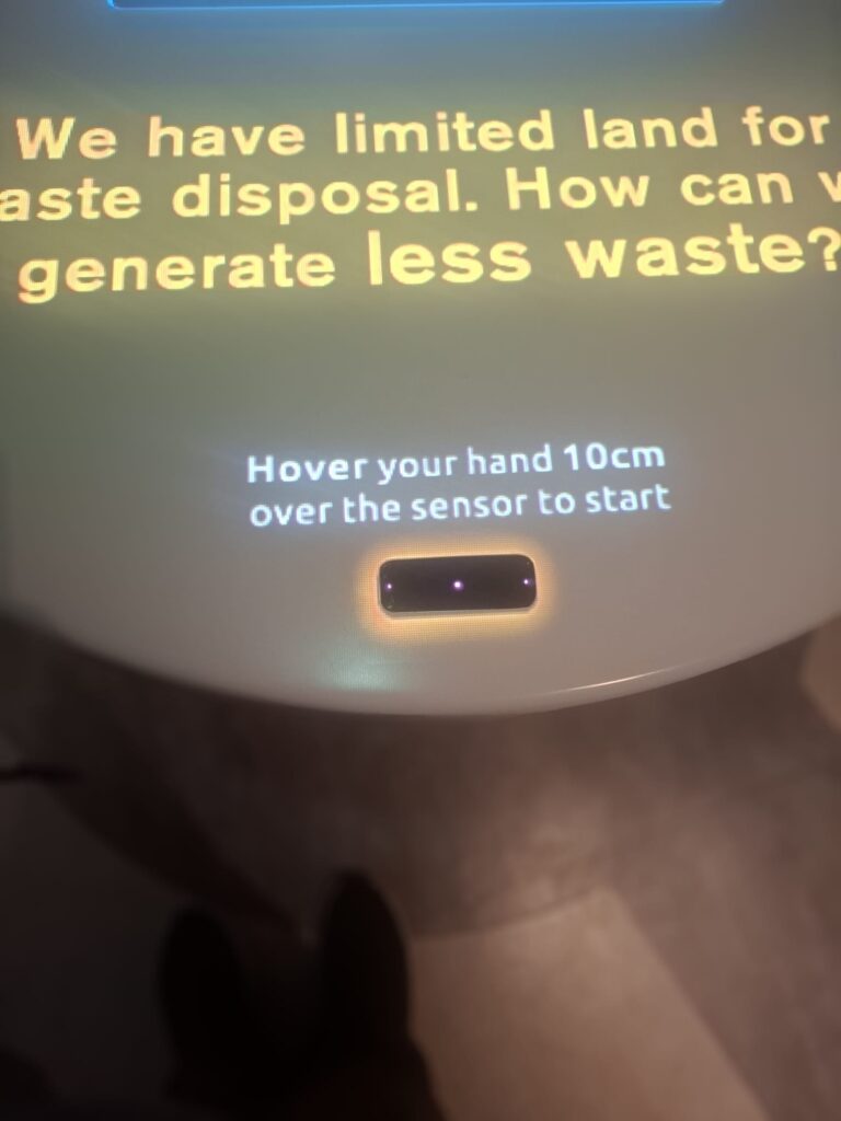 Black sensor for interactive learning